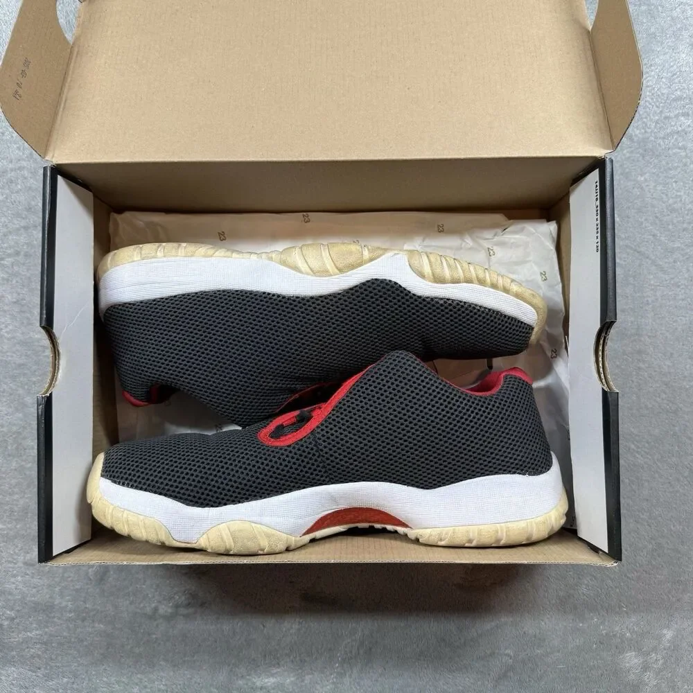 Size 12‎ - Air Jordan Future Low Black Red Basketball Sport Athlete Workout